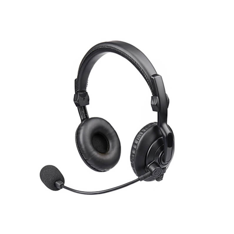Axiwi HE-014 dual ear headset with boom microphone - D2N
