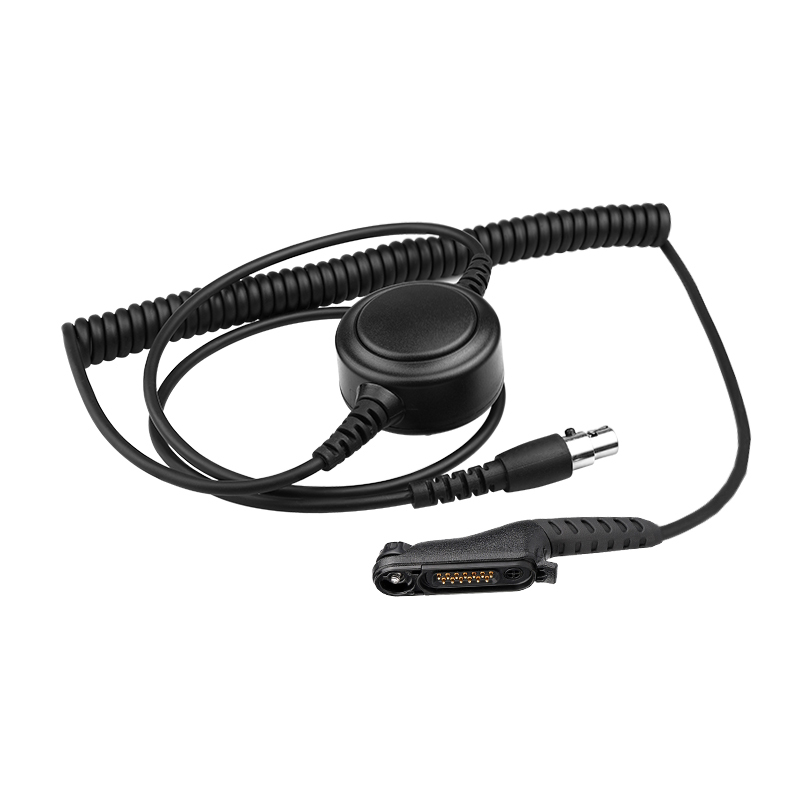 Raytalk QDC-50-M16-CC Headset Cable with Motorola M16 connector - inline PTT from D2N